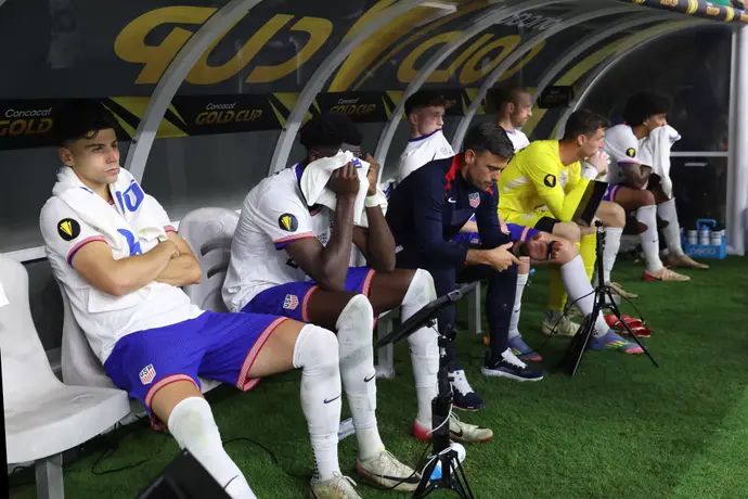 שחקני נבחרת ארצות הברית בכדורגל מאוכזבים