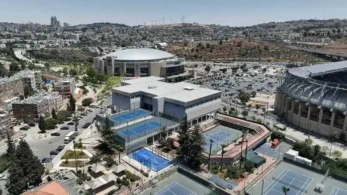מרכז הטניס החדש שנחנך במלחה, ירושלים