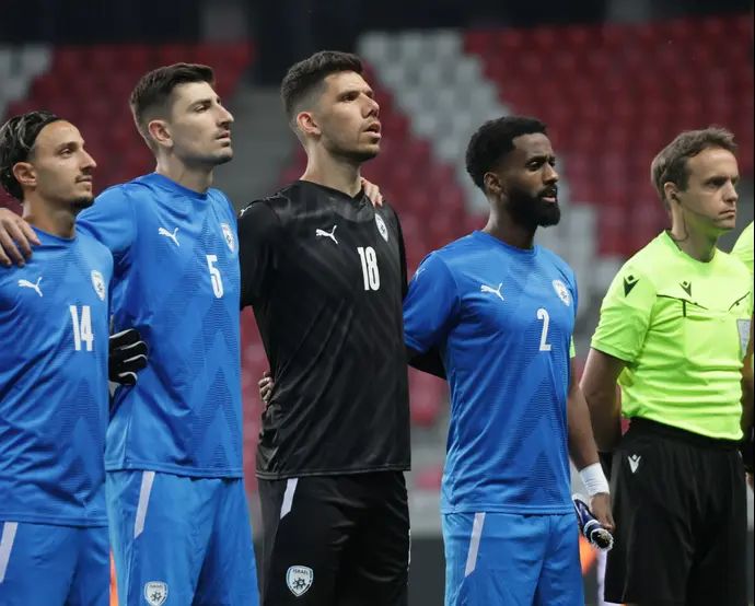 אלי דסה, עומרי גלזר, עידן נחמיאס, גיא מזרחי שחקני נבחרת ישראל