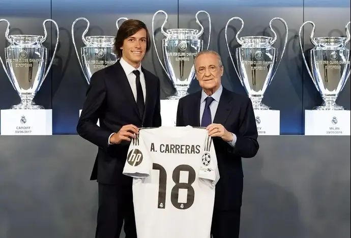 אלברו קאררס הוצג בריאל מדריד