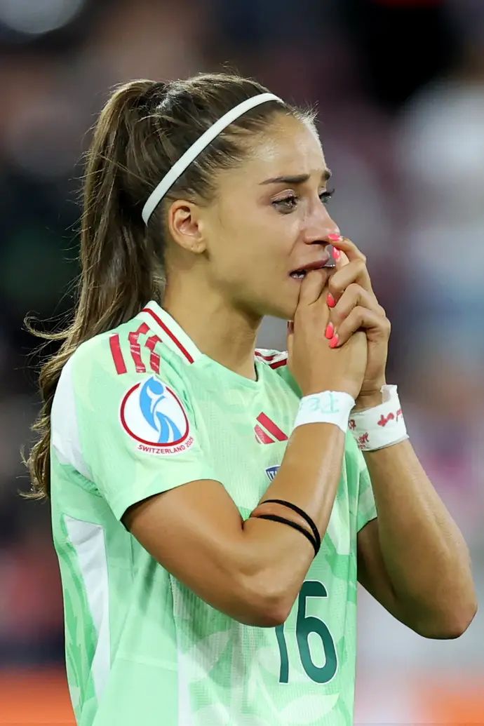 אלאונורה גולדוני, שחקנית נבחרת איטליה מאוכזבת