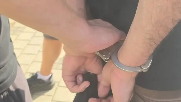 אוהד נעצר לפני מכבי חיפה מול מכבי בני ריינה