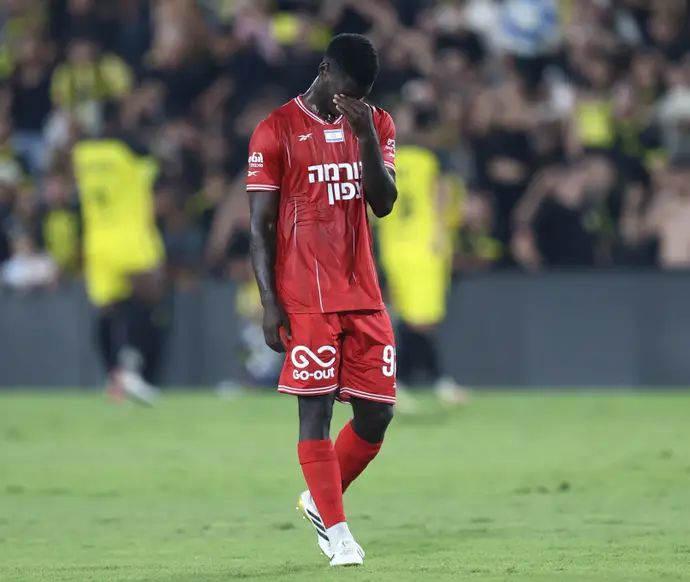 סאנה גומס שחקן הפועל חיפה מאוכזב