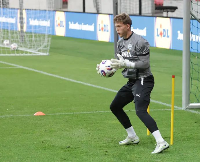 ניב אליאסי באימון נבחרת ישראל