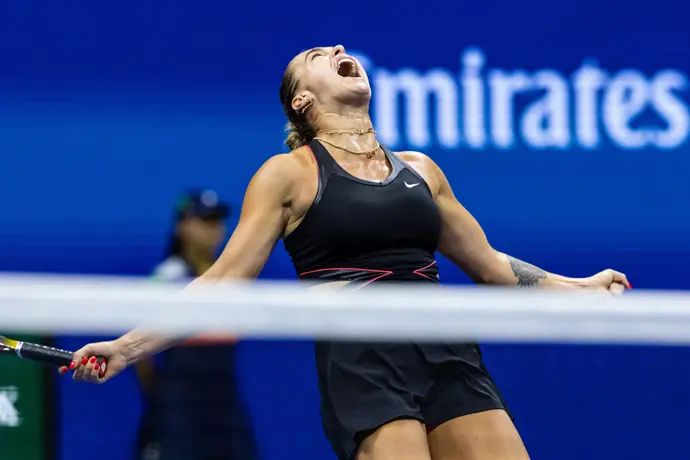 ארינה סבאלנקה אחרי ההעפלה לגמר אליפות ארה"ב