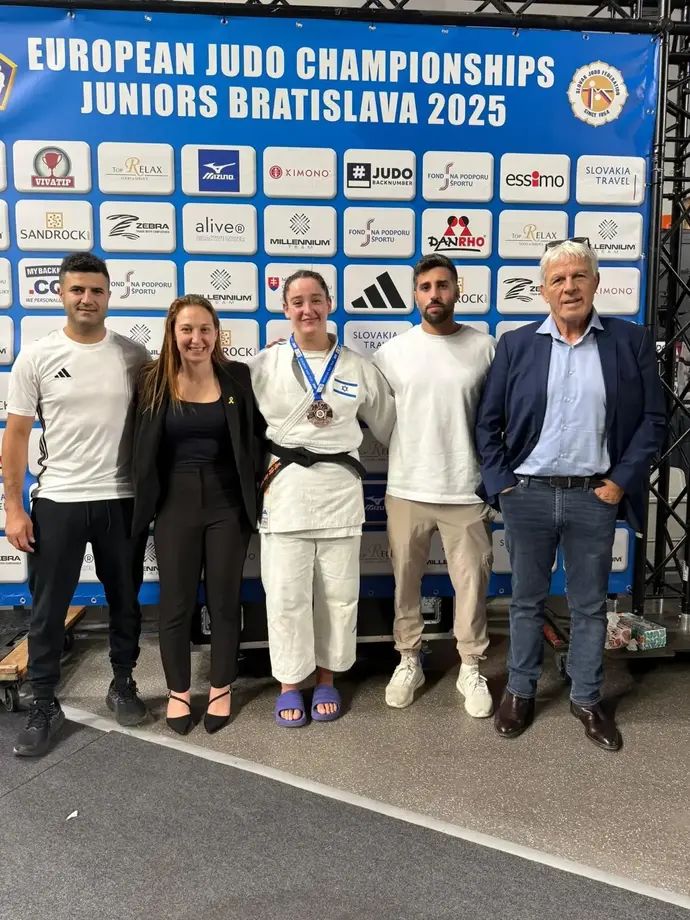 יולי מישינר, זוכת מדליית ארד באליפות אירופה עד גיל 21 בג'ודו
