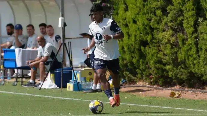 קרווין אנדרדה באימון מכבי תל אביב