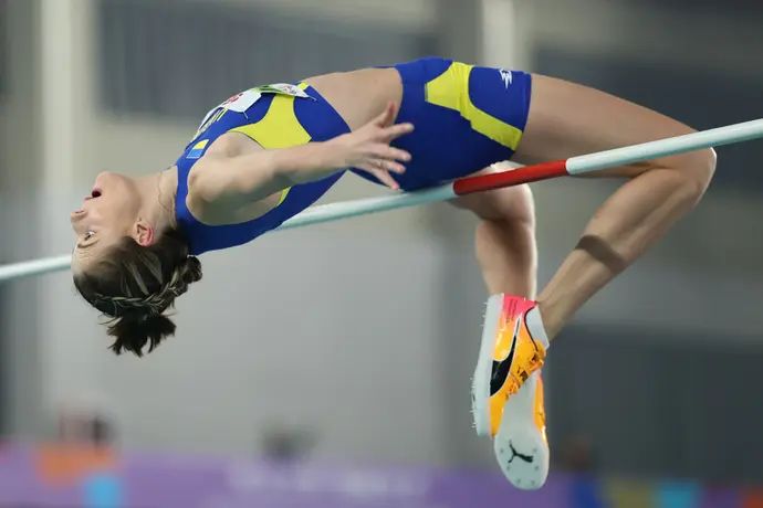 ירוסלבה מהוצ'יך, קופצת לגובה אוקראינית