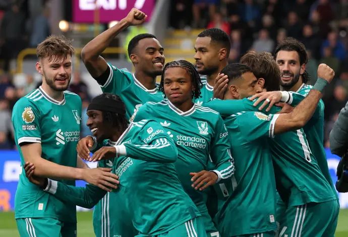 מוחמד סלאח, שחקני ליברפול חוגגים