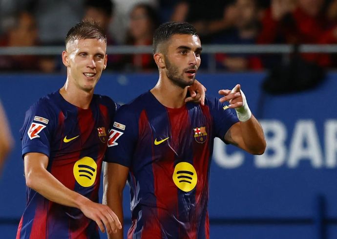 שחקני ברצלונה פראן טורס, דני אולמו