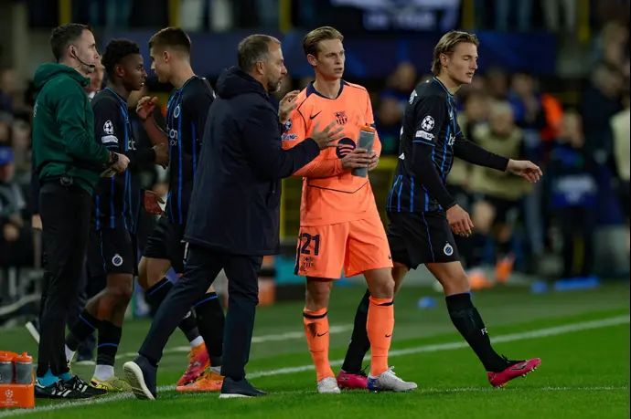 האנזי פליק ליד פרנקי דה יונג, ברצלונה