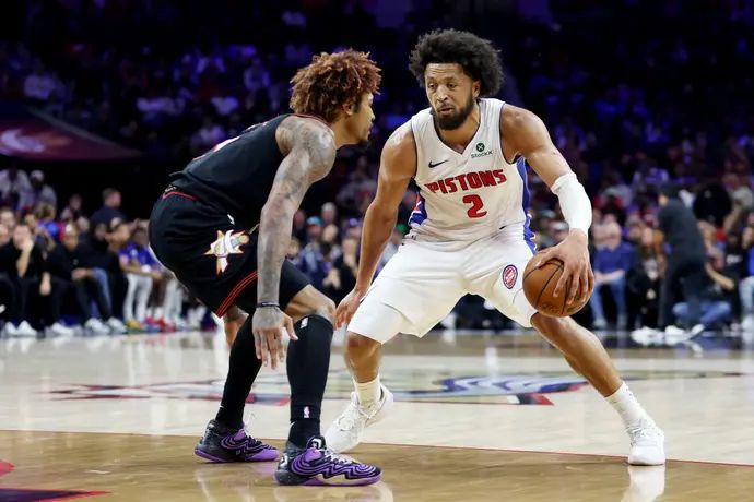 קייד קנינגהאם מול קלי אוברה, דטרויט פיסטנס מול פילדלפיה