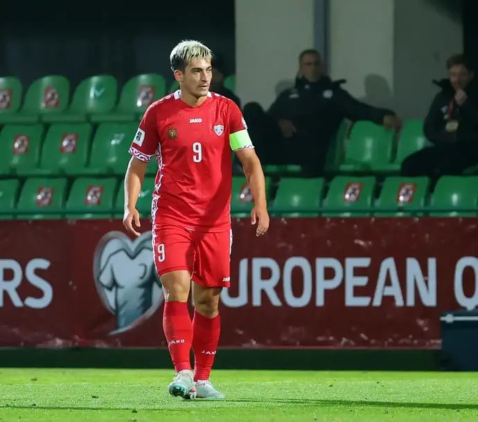 שחקן נבחרת מולדובה יון ניקולאסקו