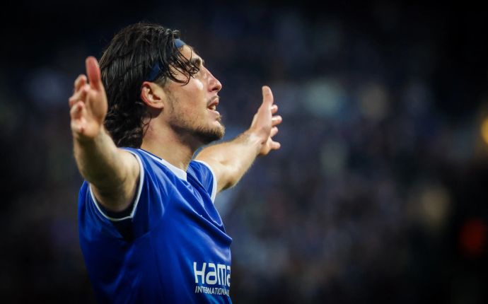 עומרי גאנדלמן שחקן גנט חוגג שער