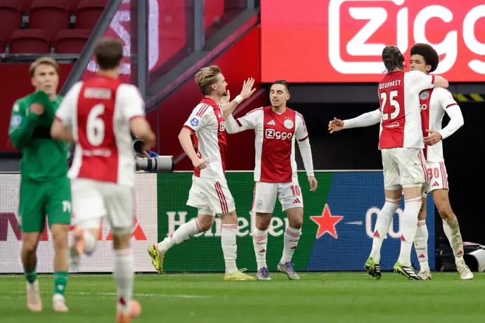 אוסקר גלוך, שחקן אייאקס