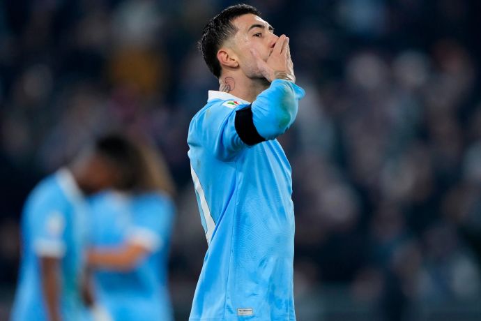 מתיאה זקאני שחקן לאציו חוגג שער