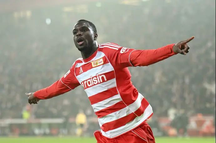 איליאס אנסה שחקן אוניון ברלין חוגג שער