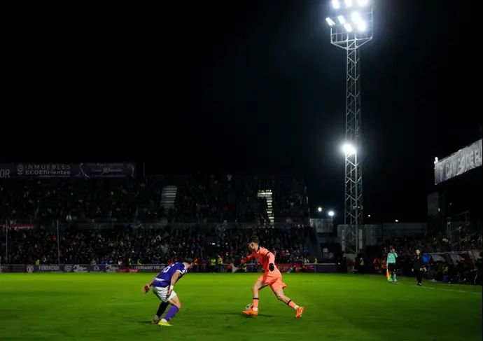 פרמין לופז שחקן ברצלונה מול גוודלחרה