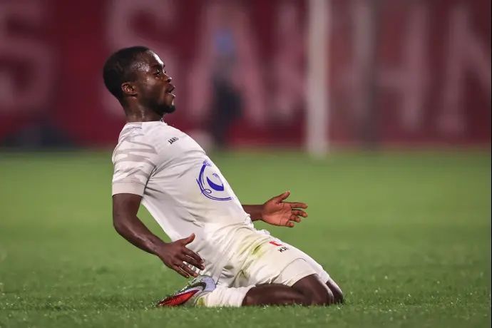 מתיו קוג'ו שחקן בני סכנין חוגג שער