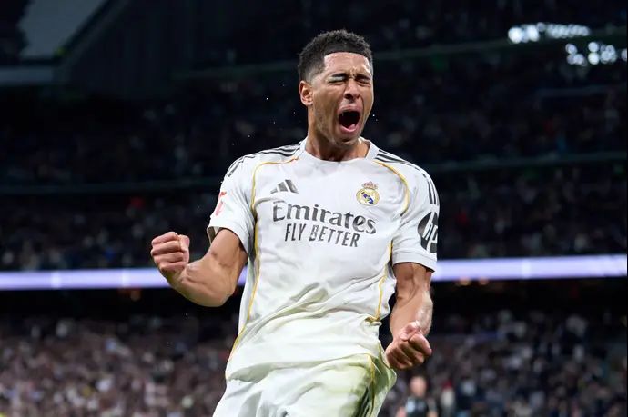 ג'וד בלינגהאם חוגג שער לזכות ריאל מדריד