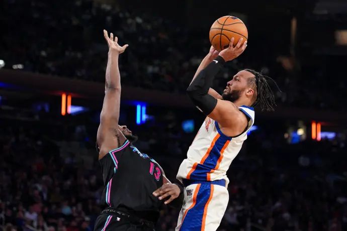 ג'יילן ברונסון, ניו יורק ניקס נגד מיאמי