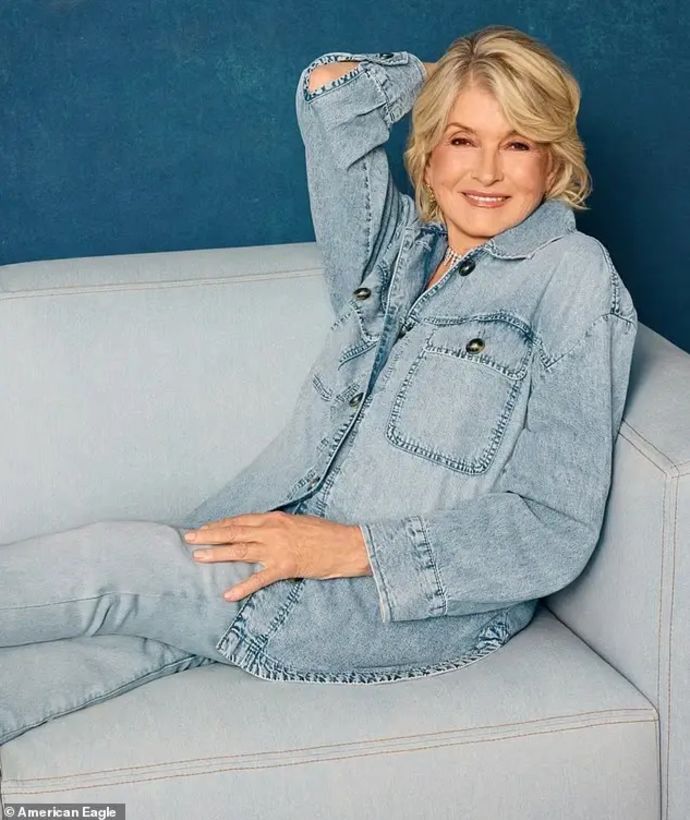 מרתה סטיוארט בקמפיין ג'ינסים של אמריקן איגל