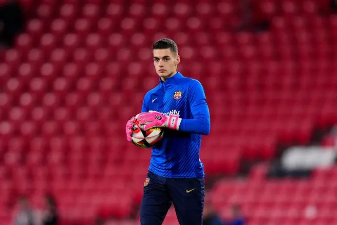 ארון יעקובישווילי במדי ברצלונה