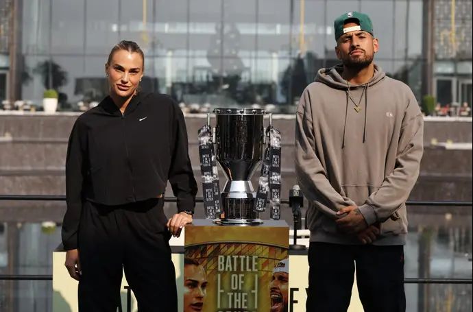 ארינה סבאלנקה, ניק קיריוס לפני קרב המינים