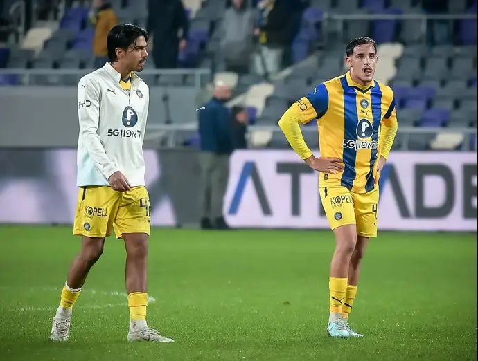 דור פרץ ושחקני מכבי תל אביב מאוכזבים