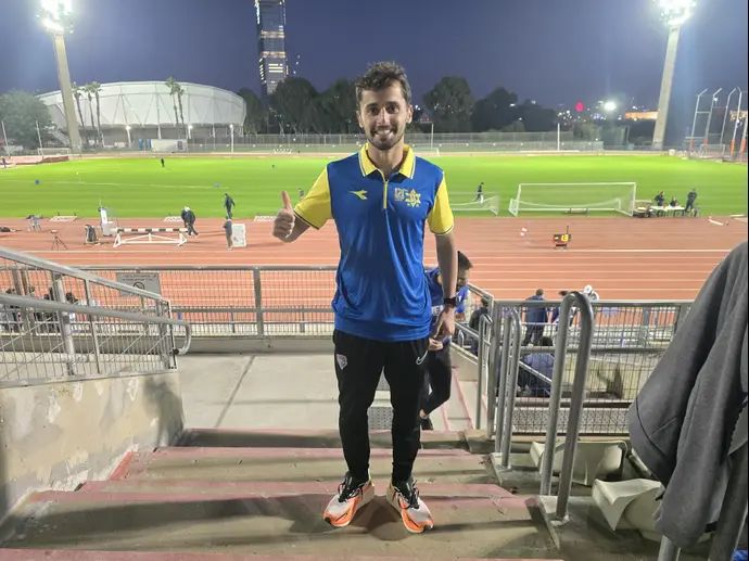 יוני כרמין, שיאן ישראל בריצה ל-1500 מטר