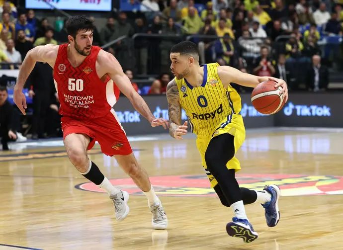 שחקן מכבי תל אביב, איפה לונדברג מול שחקן הפועל ירושלים, יובל זוסמן