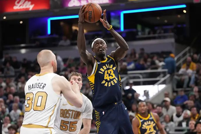 פסקל סיאקם, שחקן אינדיאנה פייסרס  מול בוסטון