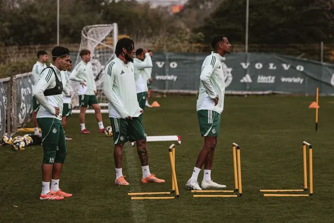 טרבינטה סטיוארט באימון מכבי חיפה