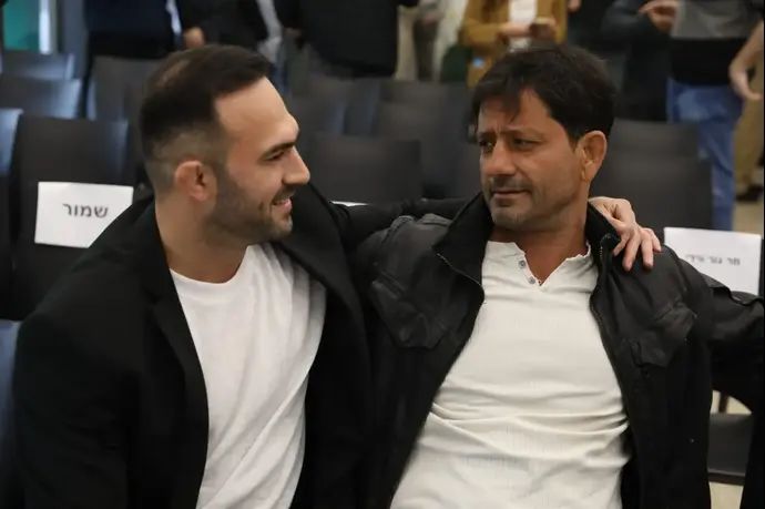 אורן סמדג'ה עם ברוך שמאילוב