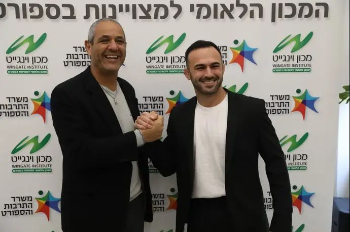 ברוך שמאילוב עם ראש עיריית חדרה, ניר בן חיים