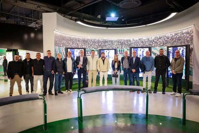 דירקטוריון מנהלת הליגות במוזיאון של מכבי חיפה