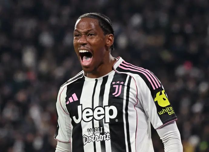 ג'ונתן דייויד שחקן יובנטוס חוגג שער