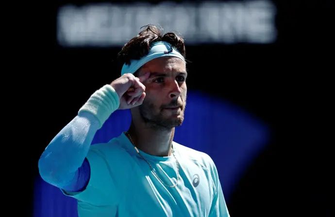 הטניסאי האיטלקי לורנצו מוזטי