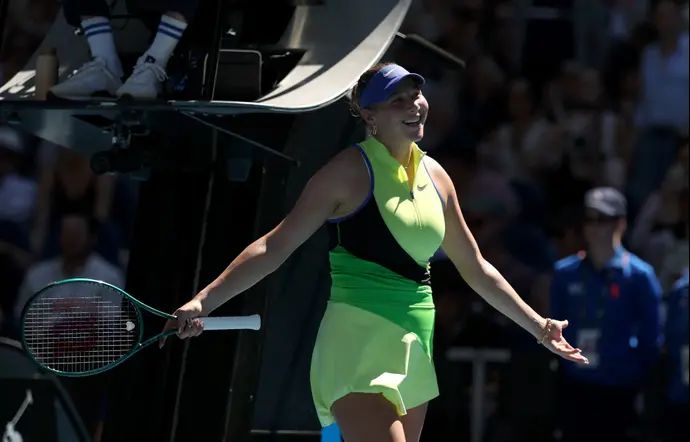 הטניסאית האמריקאית אמנדה אניסימובה