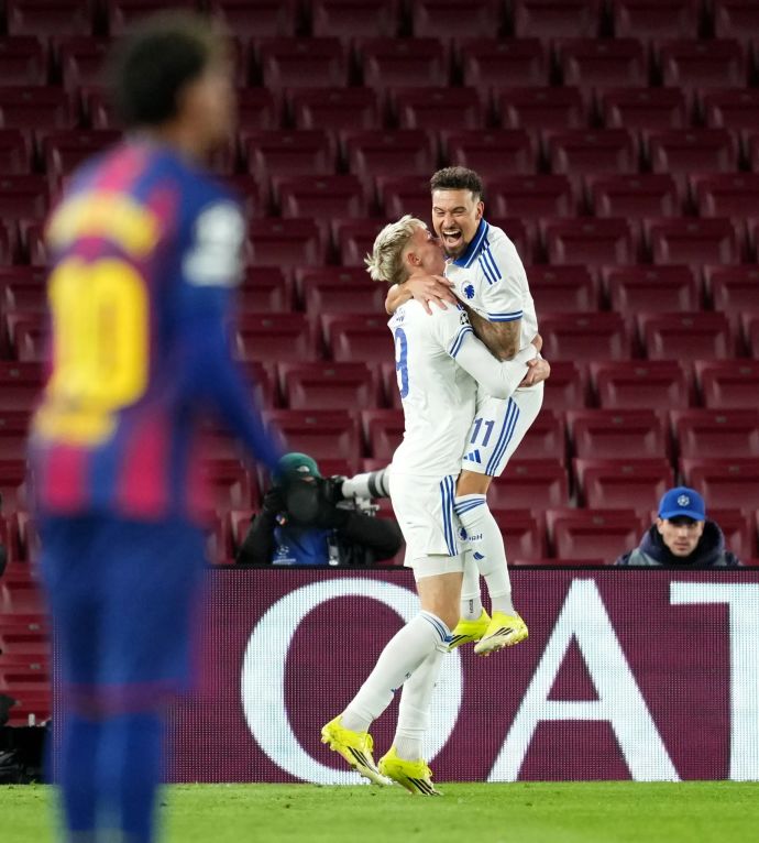 שחקני קופנהגן חוגגים