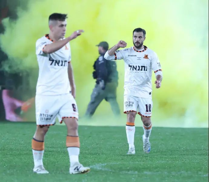 שגיא דרור שחקן בני יהודה חוגג שער