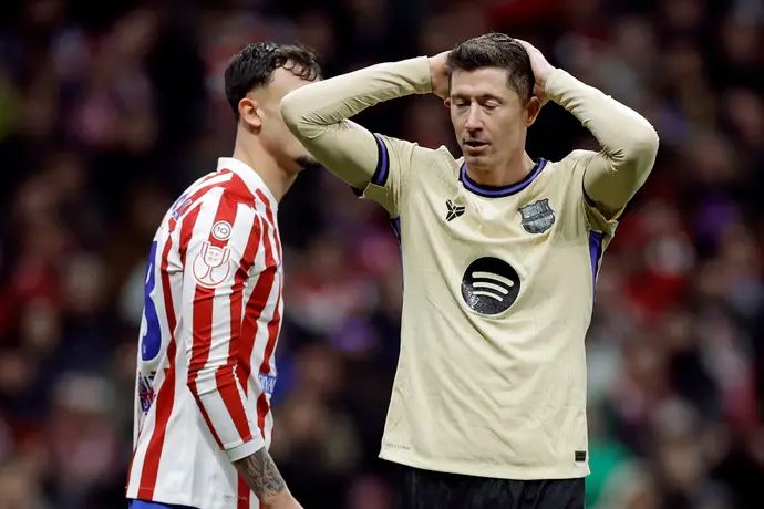 שחקן ברצלונה רוברט לבנדובסקי