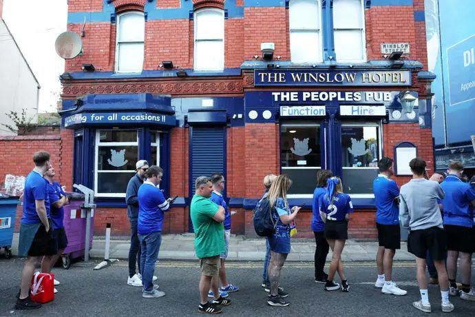 ווינסלו הוטל, הפאב של אוהדי אברטון ליד גודיסון פארק