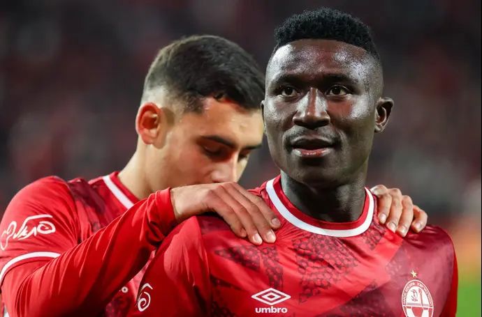 קינגס קאנגווה שחקן הפועל באר שבע חוגג שער