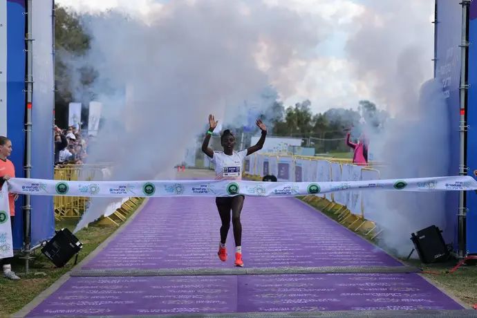 ברקאיי גבריאלה, המנצחת מרתון תל אביב