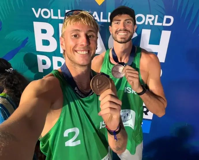 אילון אלעזר, קווין קוזמיצ׳וב, צמד כדורעפני החופים של נבחרת ישראל