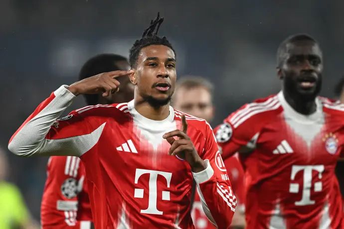 מייקל אוליסה שחקן באיירן מינכן חוגג שער