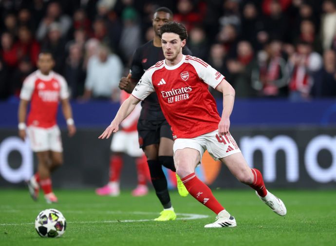 דקלן רייס שחקן ארסנל מול לברקוזן