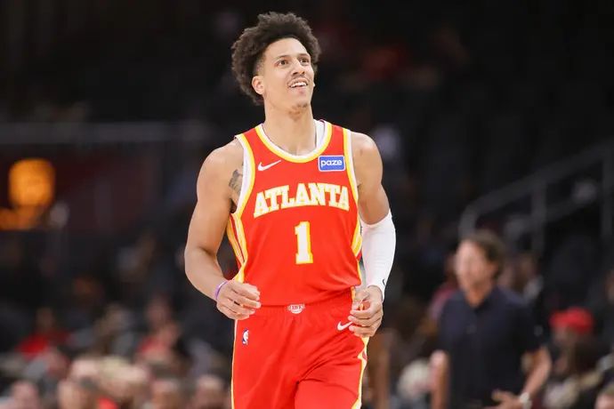 שחקן אטלנטה הוקס ג'יילן ג'ונסון