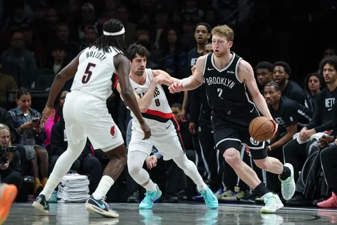 שחקן ברוקלין נטס דני וולף מול שחקן פורטלנד טריילבלייזרס דני אבדיה